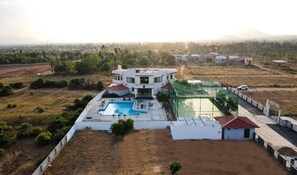 Voorkant van accommodatie