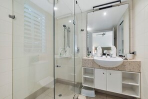 Hair dryer, towels