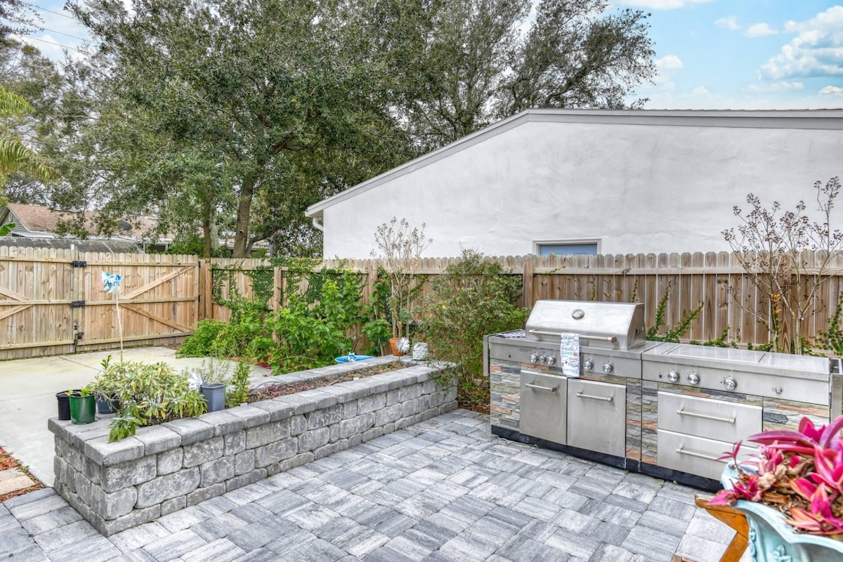 Photo 23 of Brand New Island Life- Garden Hot Tub, Tiki Bar, Gourmet Grill & Kitchen, Walk Downtown, Restaurants