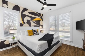 4 habitaciones, tabla de planchar con plancha y wifi gratis 