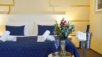 Deluxe Double Room | In-room safe, blackout curtains, iron/ironing board, free WiFi
