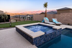 A heated pool - Lazy Boy Manor BL991940 by J and Amy (Mesquite)
