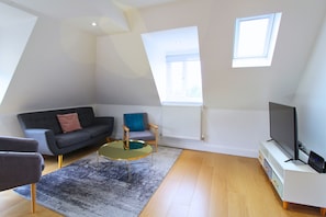 Apartment, 1 Bedroom | Living area | 42-inch Smart TV with cable channels, Netflix, streaming services - West Finchley by Viridian Apartments (London)