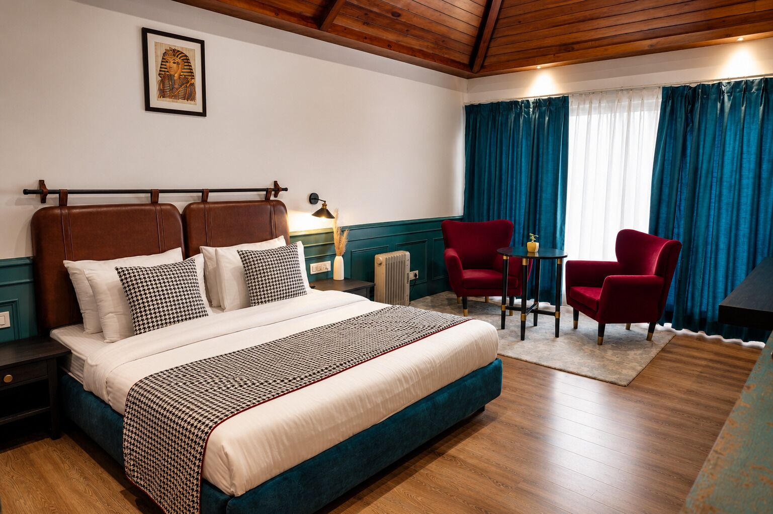 Mountain View Boutique Room with French Window | Ferros/tábuas de passar roupa, Wi-Fi de cortesia, roupa de cama