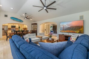 智能电视、书、音乐库、影片库