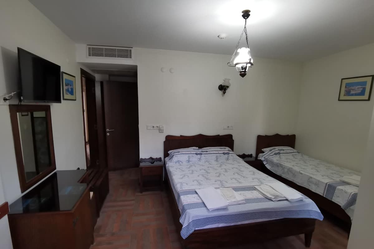Minibar, laptop workspace, free WiFi, bed sheets