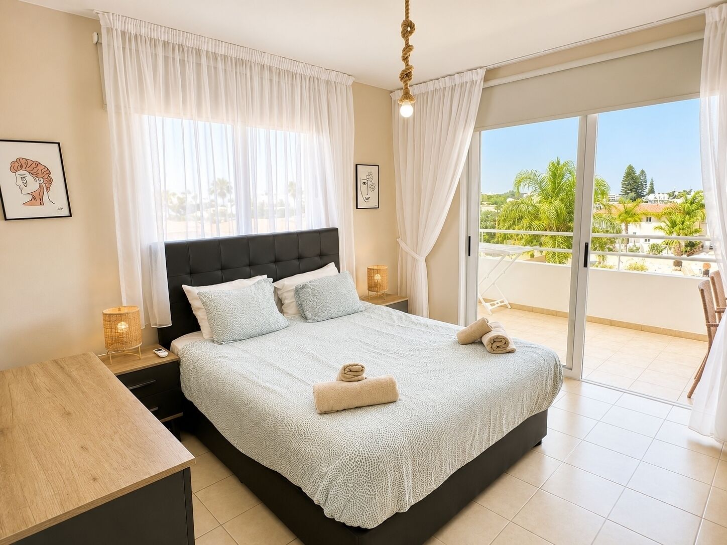 2 bedrooms, in-room safe, blackout drapes, soundproofing