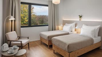 Classic-værelse | Premium-sengetøj, individuelt design, mørklægningsgardiner, lydisolering