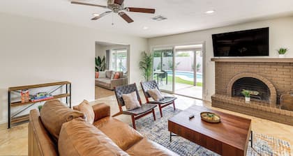 6 Mi to TPC Scottsdale: Family Escape w/ Fire Pit!