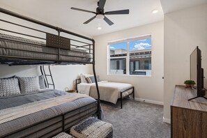 Condo, 2 Bedrooms | 2 bedrooms, desk, laptop workspace, iron/ironing board