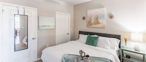 1 chambre, bureau, accĂšs au Wi-Fi (inclus), literie fournie