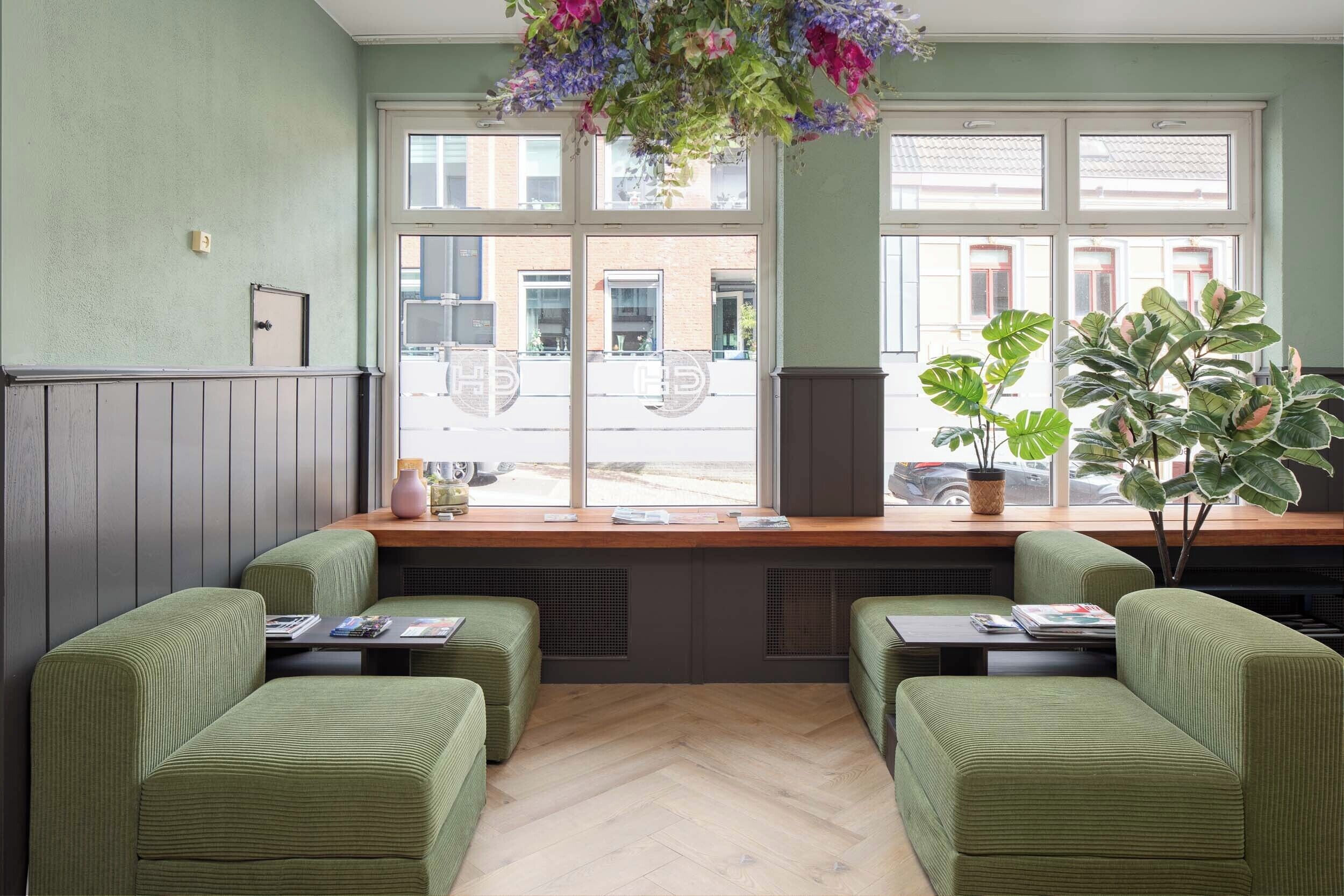 Sala de estar en el lobby