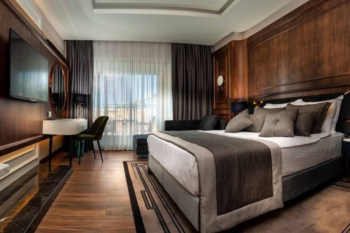 1 soveværelse, minibar, pengeskab på værelset