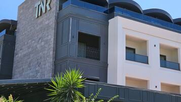 Fassade der Unterkunft