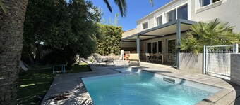 Sète, Jolie villa avec piscine à 5 mn des plages