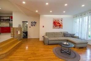 TV, fireplace - Villa Vintiana in Medulin (Medulin)