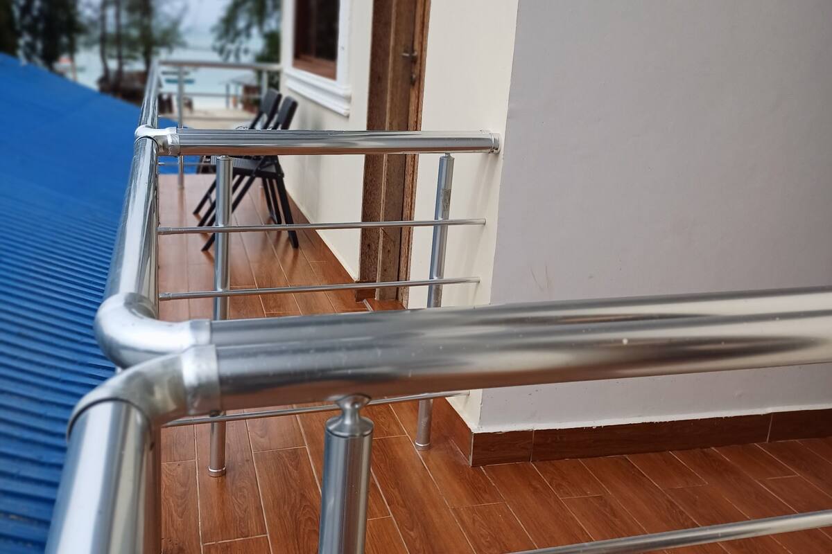 Uitzicht vanaf balkon