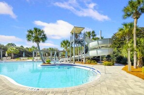 Una piscina riscaldata