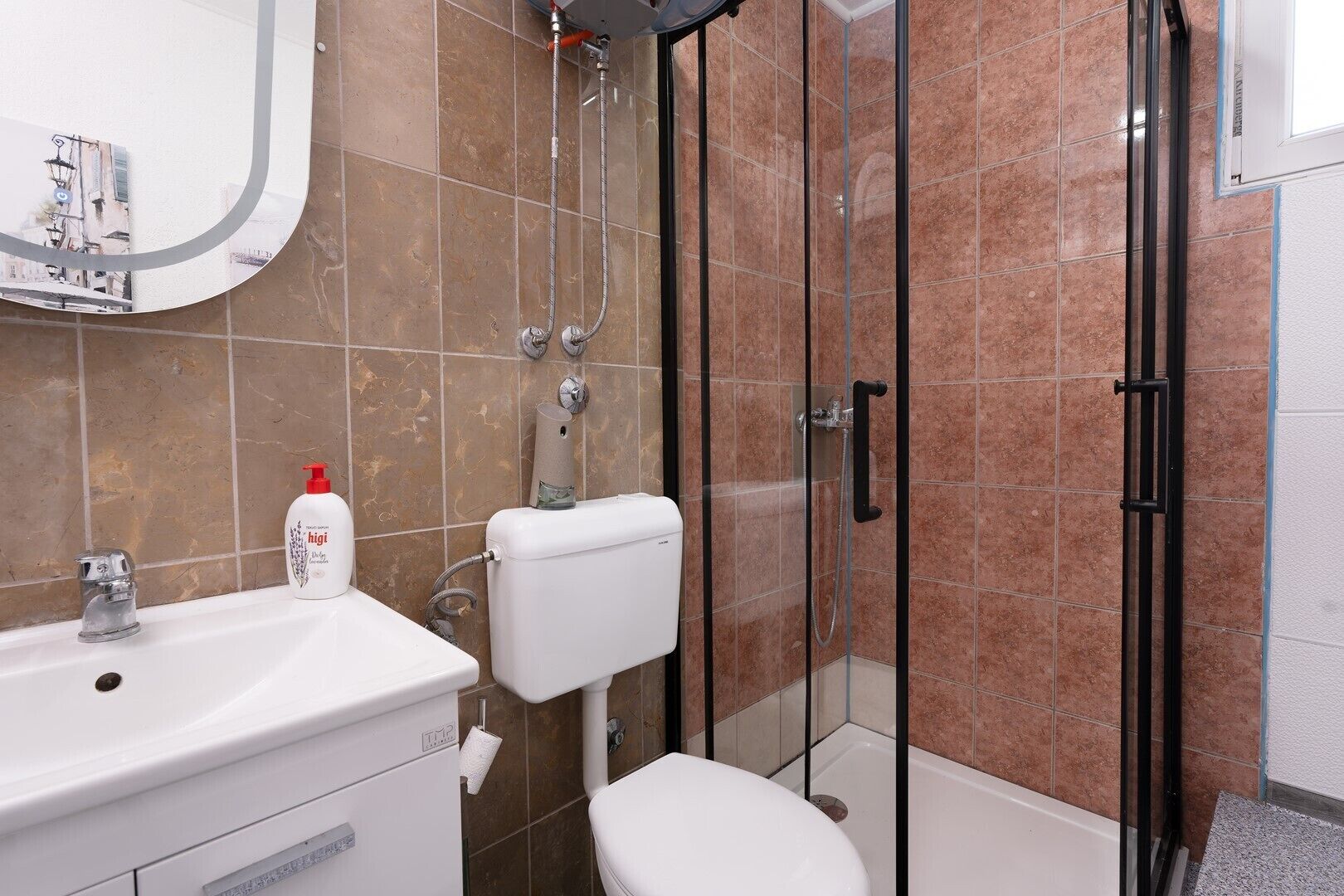 Dusche, Handtücher