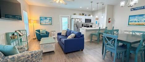 Smart-tv och bordsfotboll