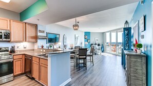Fridge, microwave, stovetop, dishwasher - Palms of Destin Resort Condo w/ Private Balcony! (Destin)