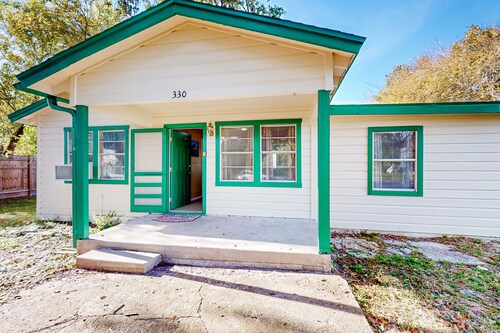 Classic, single-level home with large yard & washer/dryer - a mile from the bay