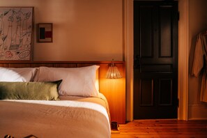 1 dormitorio y ropa de cama de alta calidad