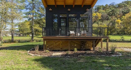 Bourbon Barrel Cabin B. There are 2 cabins available A & B. Brand new Cabins.