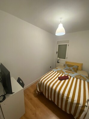 Basic Single Room | Down duvets, free WiFi, bed sheets - ROOM GRASS (Madrid)