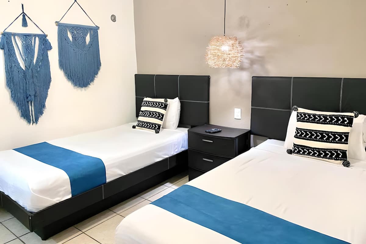 Familie appartement | 1 slaapkamer, een kluis op de kamer, een strijkplank/strijkijzer