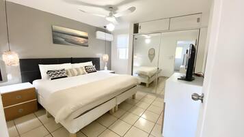 Studio Keluarga | 1 kamar tidur, brankas, setrika/meja setrika, dan Wi-Fi gratis