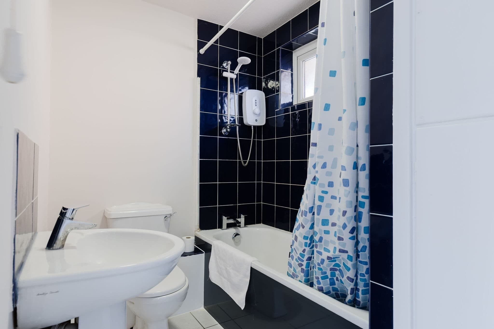 Shower, hair dryer