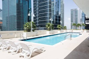 Pool - Waterfront Luxury 1BR Oasis with Private Balcony (Miami)