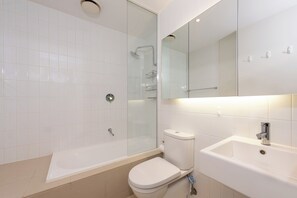 Shower, hair dryer