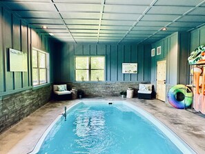 Piscine couverte, piscine chauffée