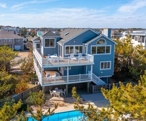 Exterior - Tern About! Stunning & Spacious Pool, Ocean Views, and Easy Bach Access! (Virginia Beach)