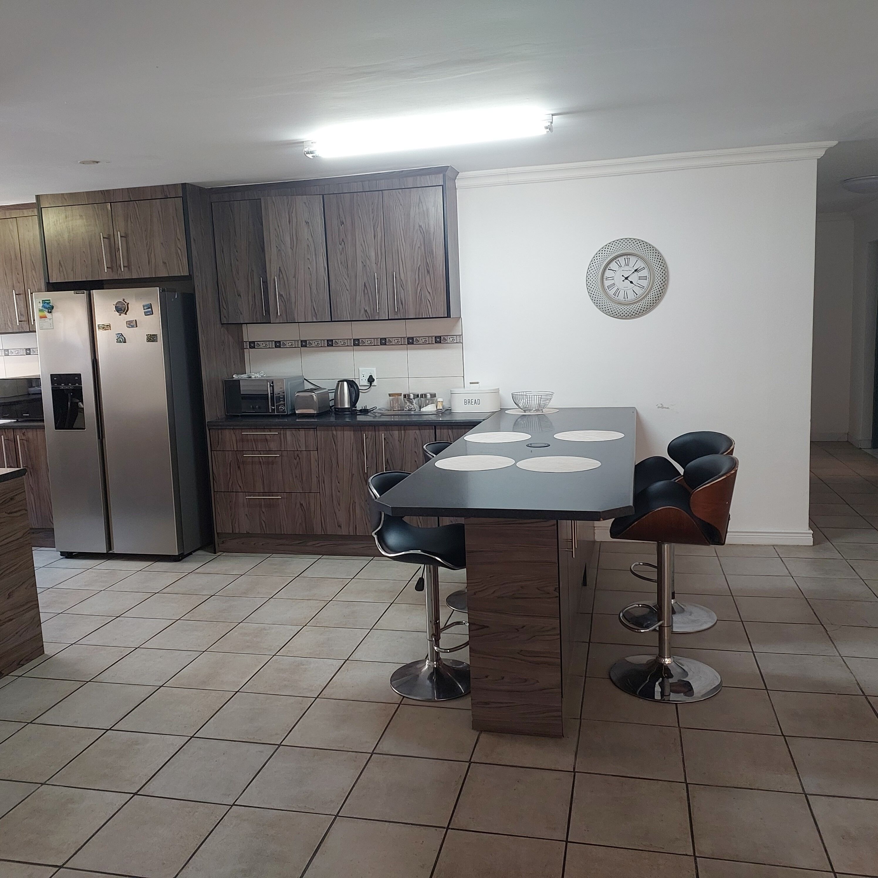 Microwave, oven, stovetop, electric kettle