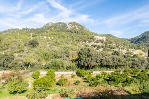 Surrounded by lush greenery and rolling hills, this serene landscape offers a peaceful escape.