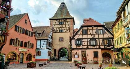 Appartement F2 duplex Turckheim, Alsace
Situé sur la route des vins 