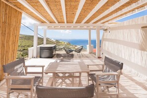 Dominiki's Mykonian House | Terrace/patio - Flaskos Village Mykonos   (Mykonos)