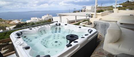 Eleni's Mykonian House | Terrasse/patio