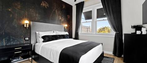 1 chambre, bureau, Wi-Fi, draps fournis