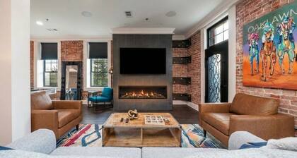 Central Ave Condo Above Deluca's Pizza | Fireplace + Games