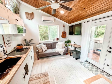Private kitchen. Perfect Tiny Home Getaway!
