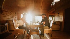 Dining - Cozy Bunker Hill Cabin @ Highest Elevation in CTY (Mindoro)