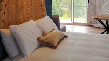 Tienda de campaña familiar, hidromasaje | Vista desde la habitación