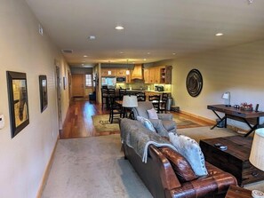 TV, fireplace, DVD player