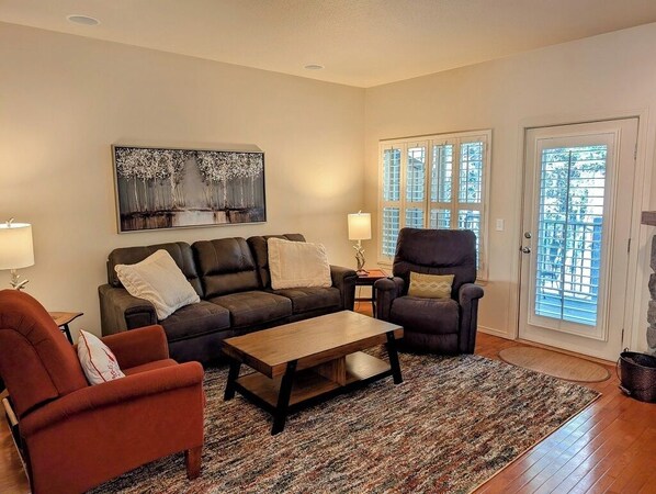 Fernseher, Kamin, DVD-Player