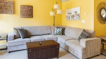 TV, fireplace, DVD player