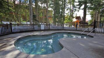 Indoor pool, a heated pool